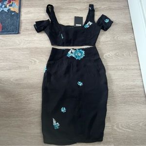 Adorable reformation two-piece floral set (Delia two piece aquarelle)